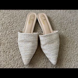 Lulu’s rattan slide size 8